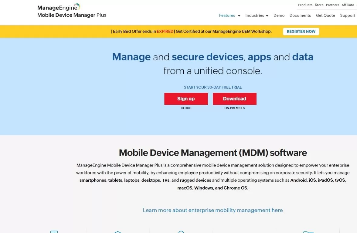  Mobile Device Management (MDM) Solutions